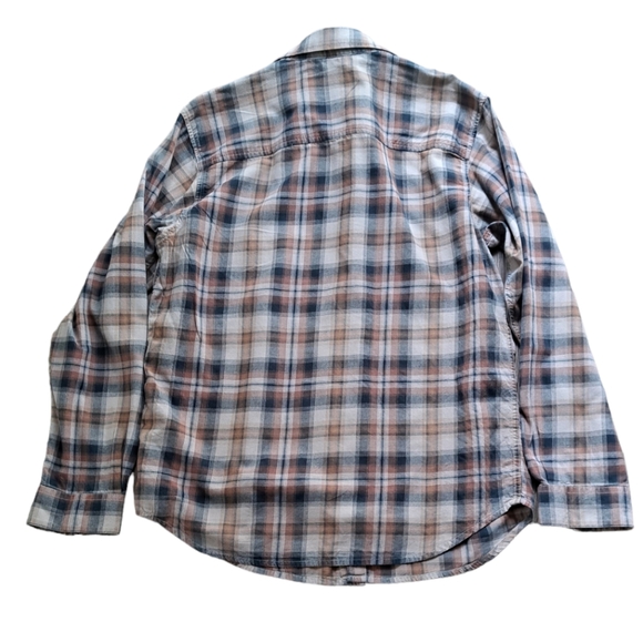 😛COLUMBIA MEN'S PLAID SIZE MEDIUM FULL FRONT BUTTON COLLAR SHIRT - Picture 5 of 5